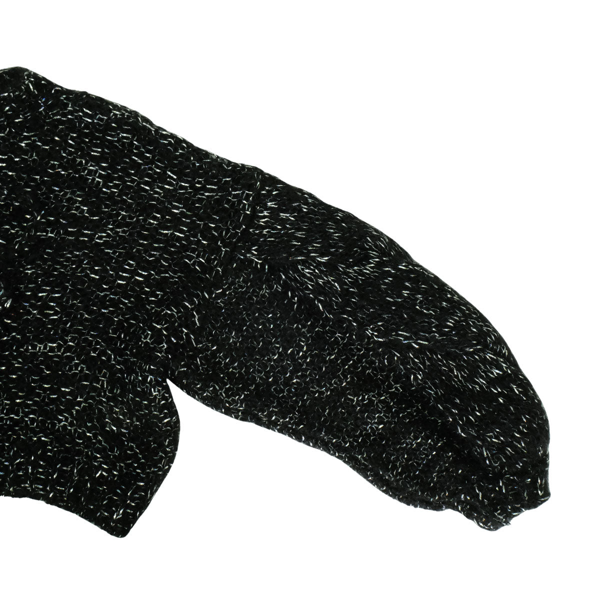 [Pre-loved] LOEWE Knit Long sleeve Glitter Anagram Puff Sleeve Noir (Black) Mohair/Polyamide/Polyester #XS S359Y14KDS[LIKE NEW][Authentic]