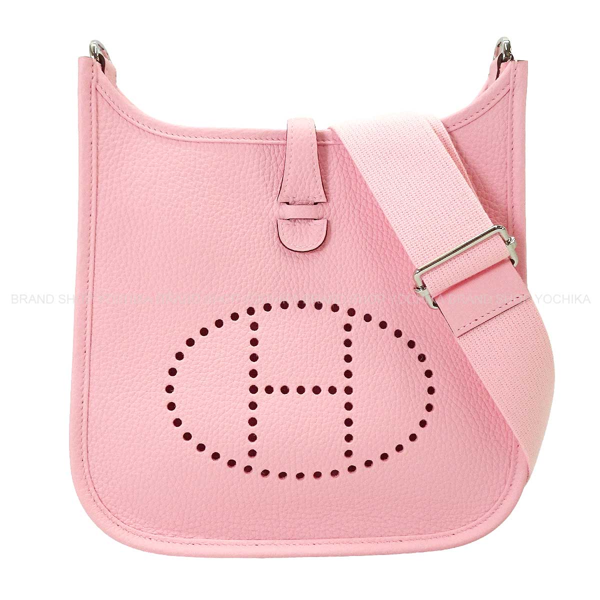 HERMES Shoulder bag Evelyne 23 Rose Sakura Taurillon Clemence Silver HW Stamp K[BRAND NEW][Authentic]