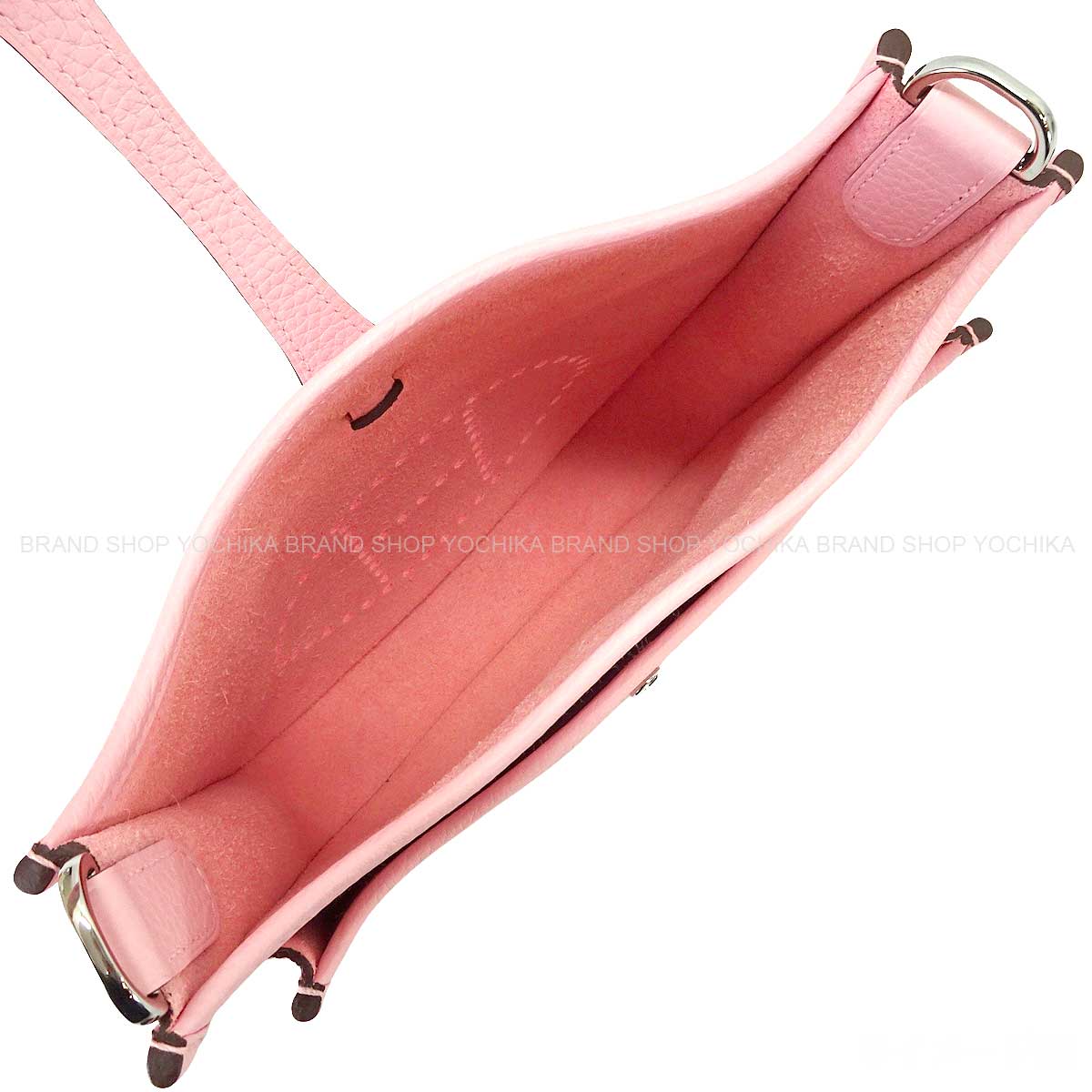 HERMES Shoulder bag Evelyne 23 Rose Sakura Taurillon Clemence Silver HW Stamp K[BRAND NEW][Authentic]
