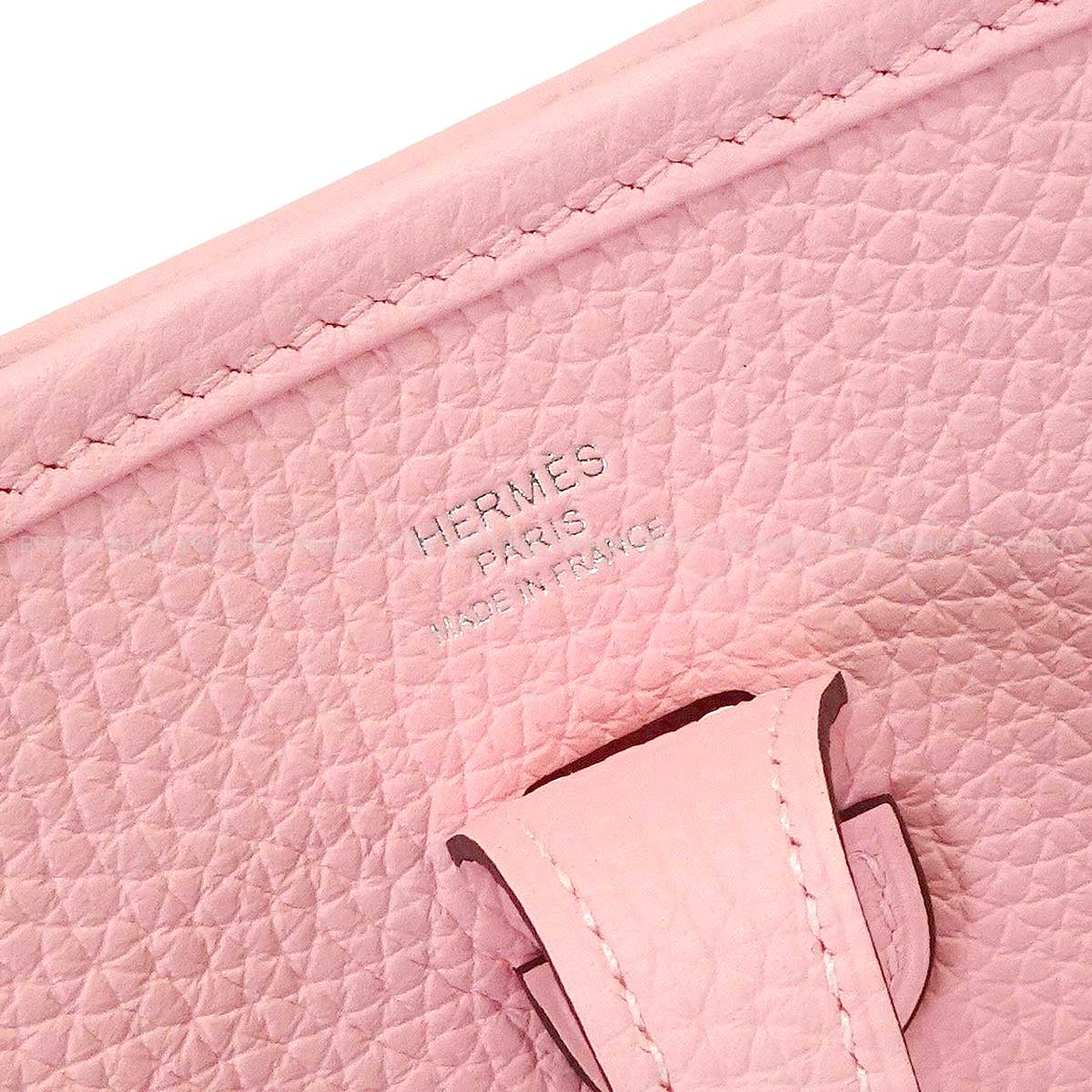 HERMES Shoulder bag Evelyne 23 Rose Sakura Taurillon Clemence Silver HW Stamp K[BRAND NEW][Authentic]