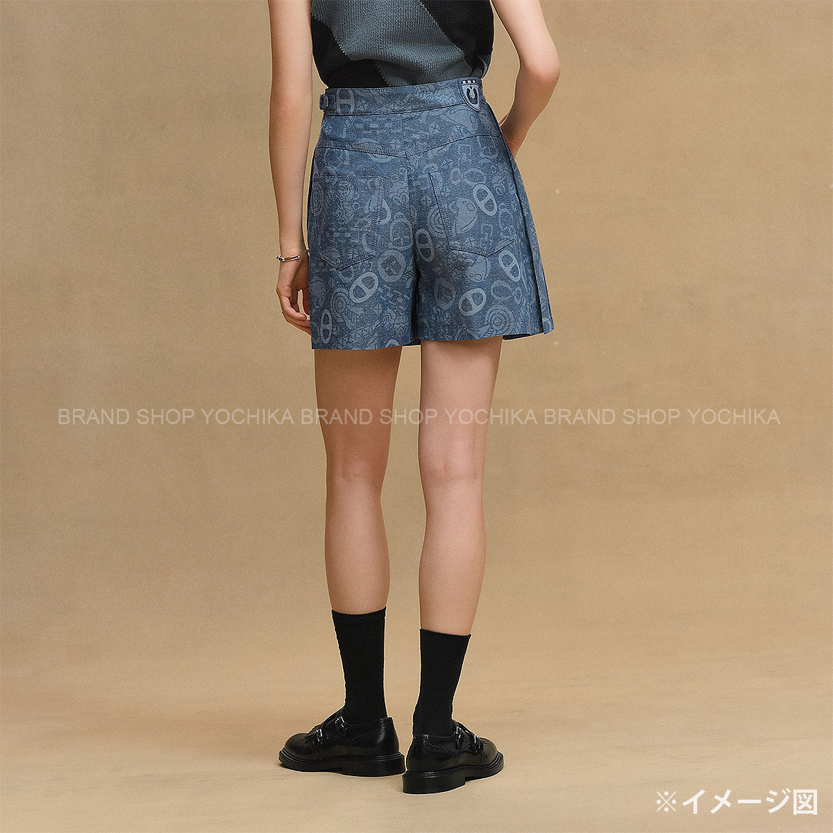 2025SS HERMES skirt Pleats Culottes Candy Libris Cotton #38 H5H0462DH3R38[BRAND NEW][Authentic]
