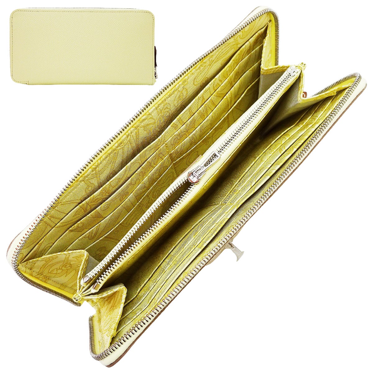 HERMES long wallet Azap Silk'in Long CAVALLO FRENATO Jaune Milton/Sun Veau Epsom/Silk100% Silver HW Stamp K[BRAND NEW][Authentic]