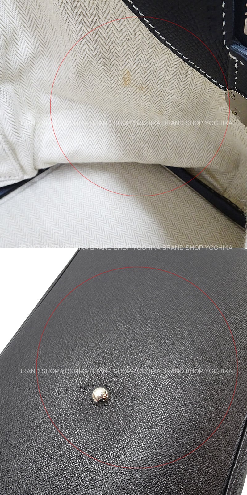 [Pre-loved] HERMES Handbag Bolide Relax 45 Noir (Black) Epsom Souple Silver HW Stamp T[USED SA][Authentic]