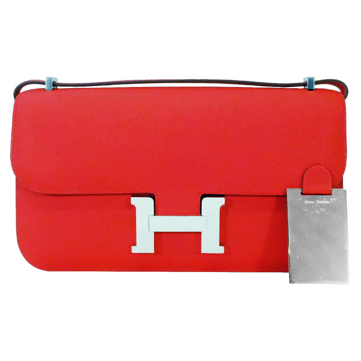 HERMES Shoulder bag Constance Elan Miroir Rouge Radieux Veau Epsom Silver HW Stamp K[BRAND NEW][Authentic]