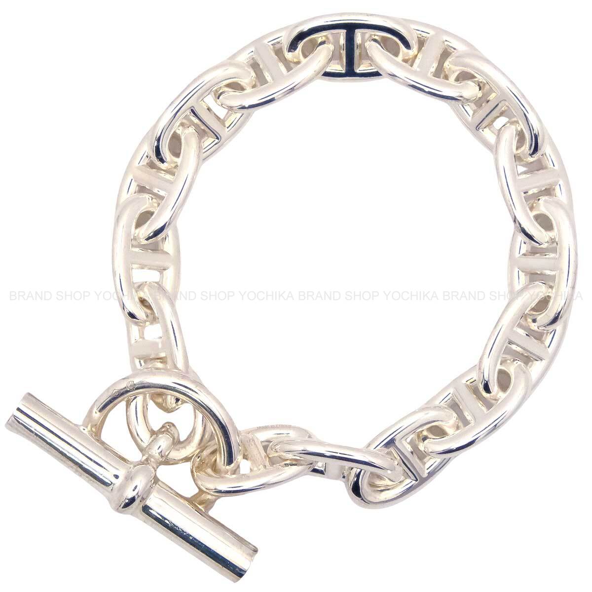 [Pre-loved] HERMES bracelet Chaine D'ancre MM 15 Links Silver Silver925 (SV925 Ag925)[LIKE NEW][Authentic]