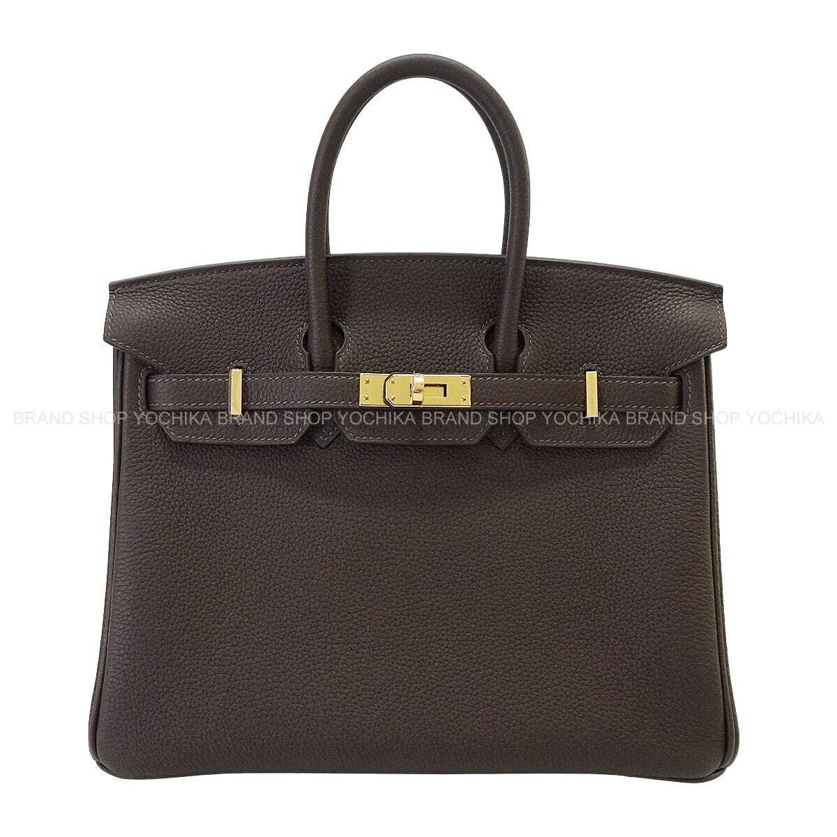 HERMES Handbag Birkin25 Bai Brun Veau Togo Champagne Gold HW Stamp K[BRAND NEW][Authentic]