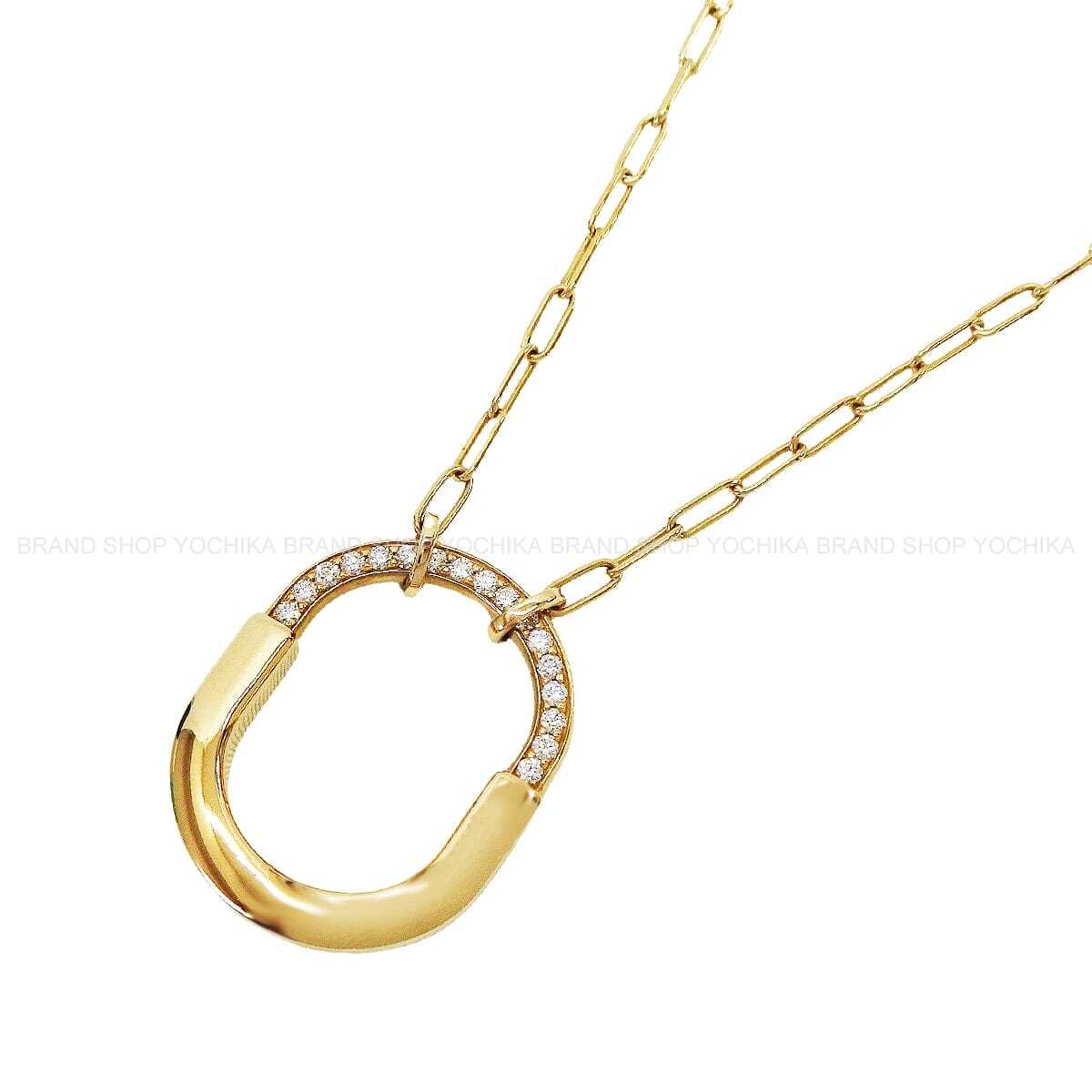 [Pre-loved] TIFFANY&Co. necklace K18PG/Diamond0.33ct Pink gold HW 72342143[LIKE NEW][Authentic]