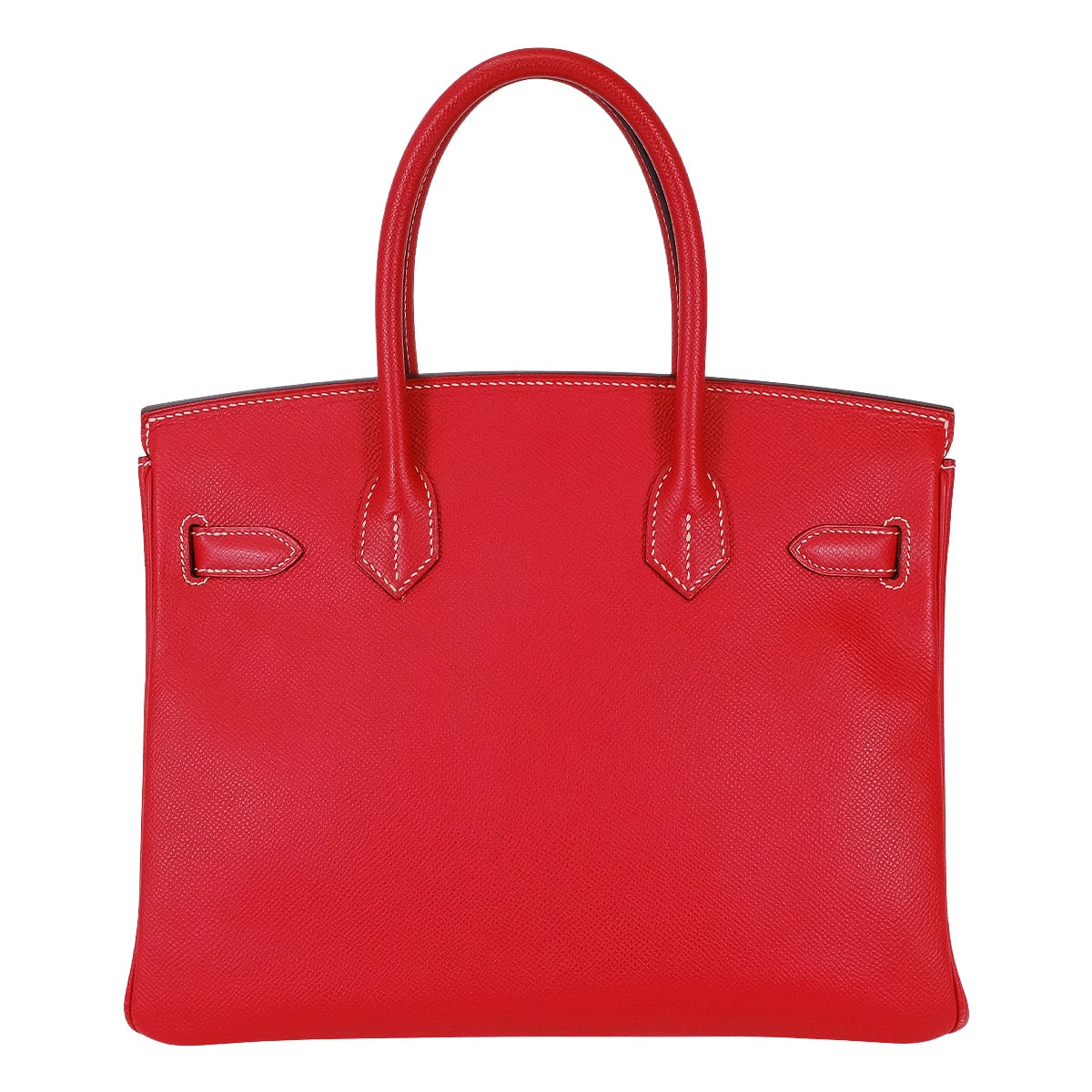 [Pre-loved] 2012 SS HERMES Handbag Birkin30 Candy Rouge Casaque/Bleu Thalassa Veau Epsom Champagne Gold HW Stamp □P[LIKE NEW][Authentic]