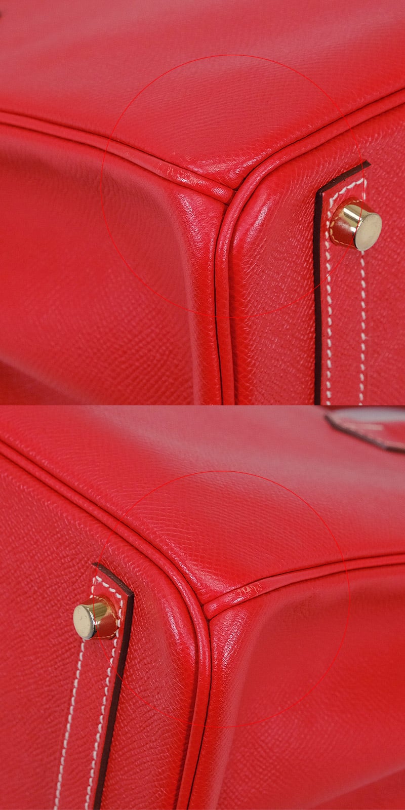 [Pre-loved] 2012 SS HERMES Handbag Birkin30 Candy Rouge Casaque/Bleu Thalassa Veau Epsom Champagne Gold HW Stamp □P[LIKE NEW][Authentic]