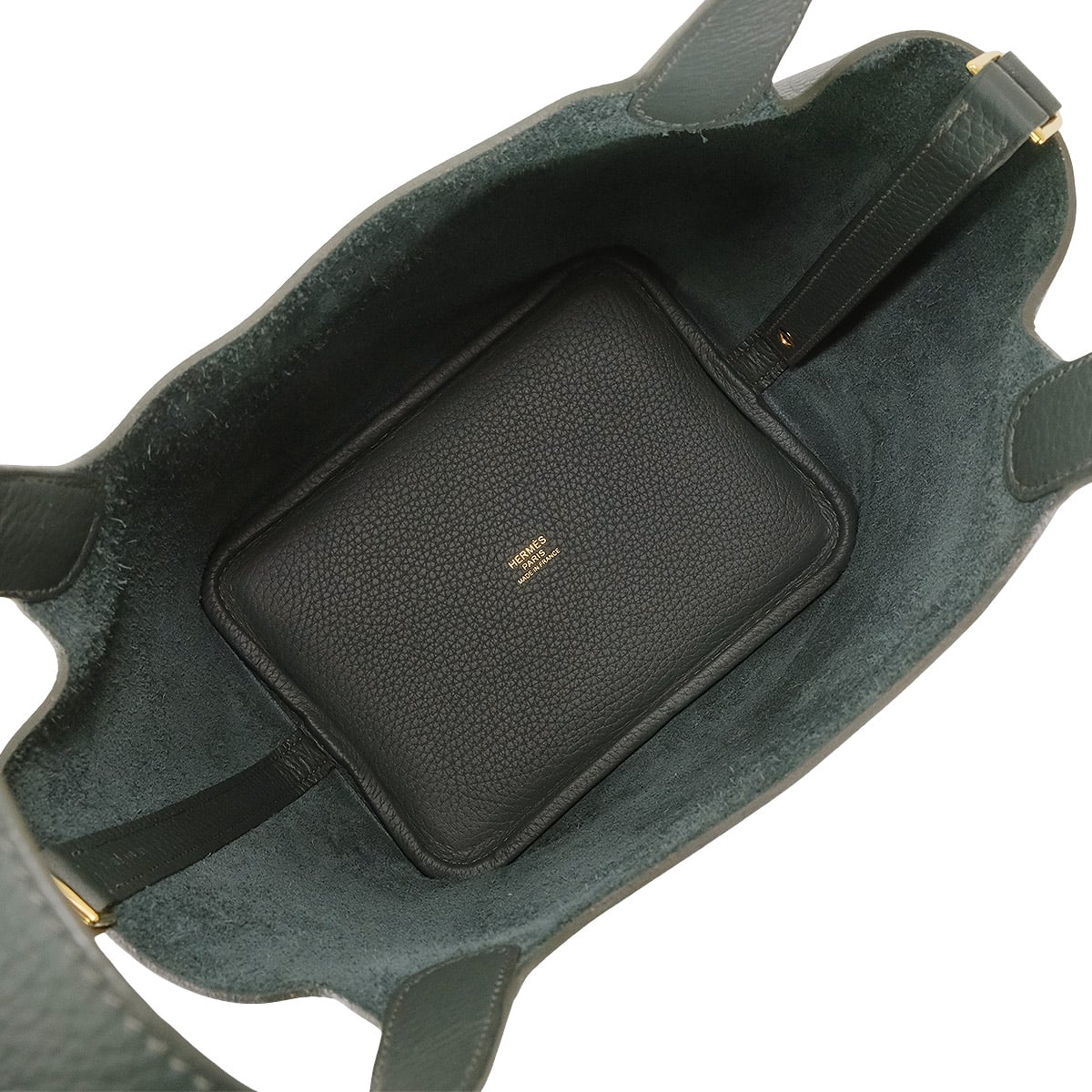 HERMES Handbag Picotin Lock 18 PM Vert Mangrove Taurillon Clemence Gold HW Stamp K[BRAND NEW][Authentic]