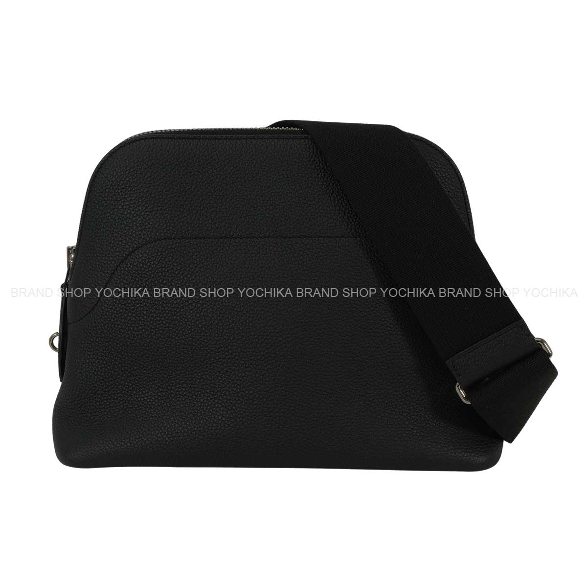 [Pre-loved] HERMES Shoulder bag Bolide Messenger Noir (Black) Veau Togo Silver HW Stamp K[LIKE NEW][Authentic]