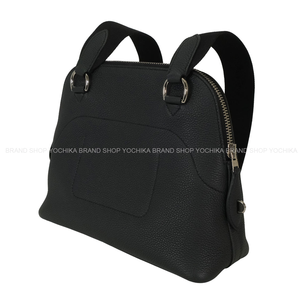 [Pre-loved] HERMES Shoulder bag Bolide Messenger Noir (Black) Veau Togo Silver HW Stamp K[LIKE NEW][Authentic]
