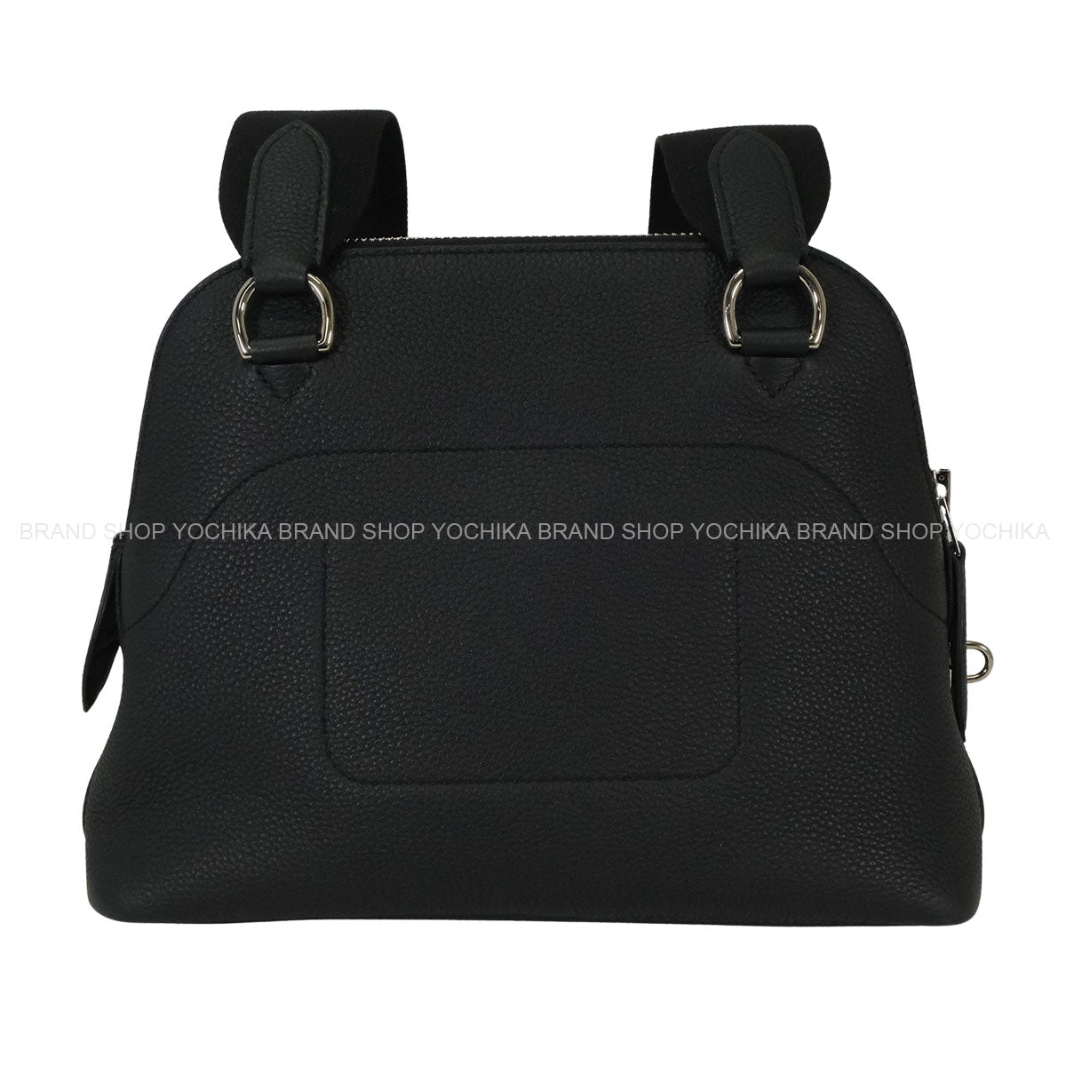[Pre-loved] HERMES Shoulder bag Bolide Messenger Noir (Black) Veau Togo Silver HW Stamp K[LIKE NEW][Authentic]