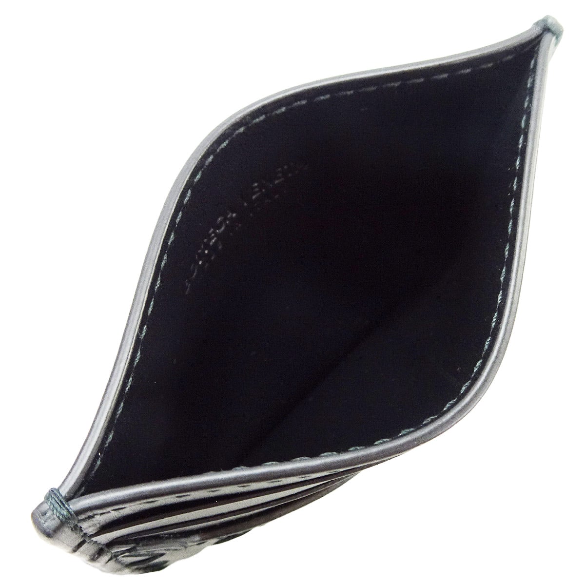 BOTTEGAVENETA card holder Piccolo Intrecciato Noir (Black) Smooth Calf 817397V4LQ13009[EXCELLENT][Authentic]