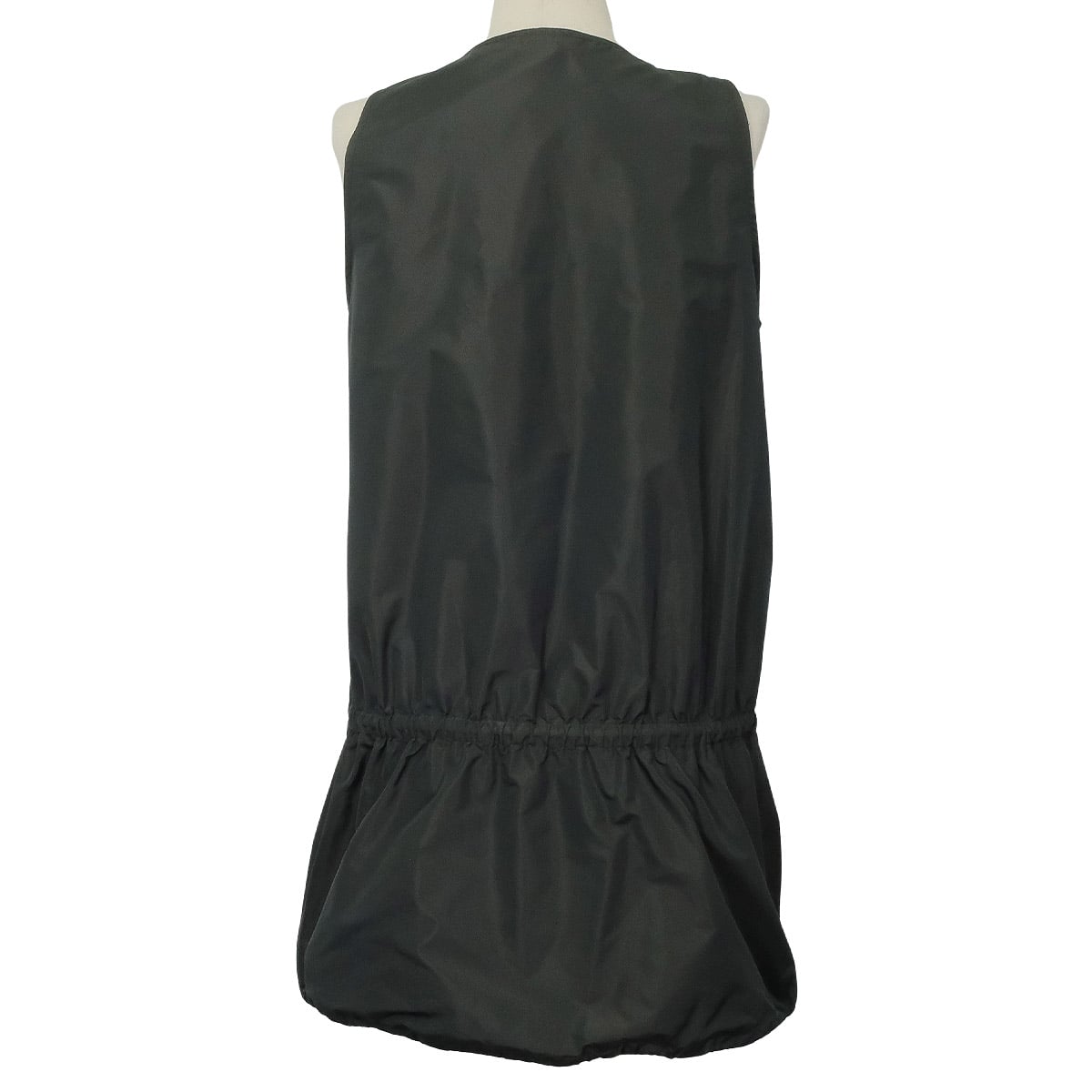 Miu Miu One‐piece dress Mini Dress Technical Fabric Noir (Black) Polyester #38 MF5279[EXCELLENT][Authentic]
