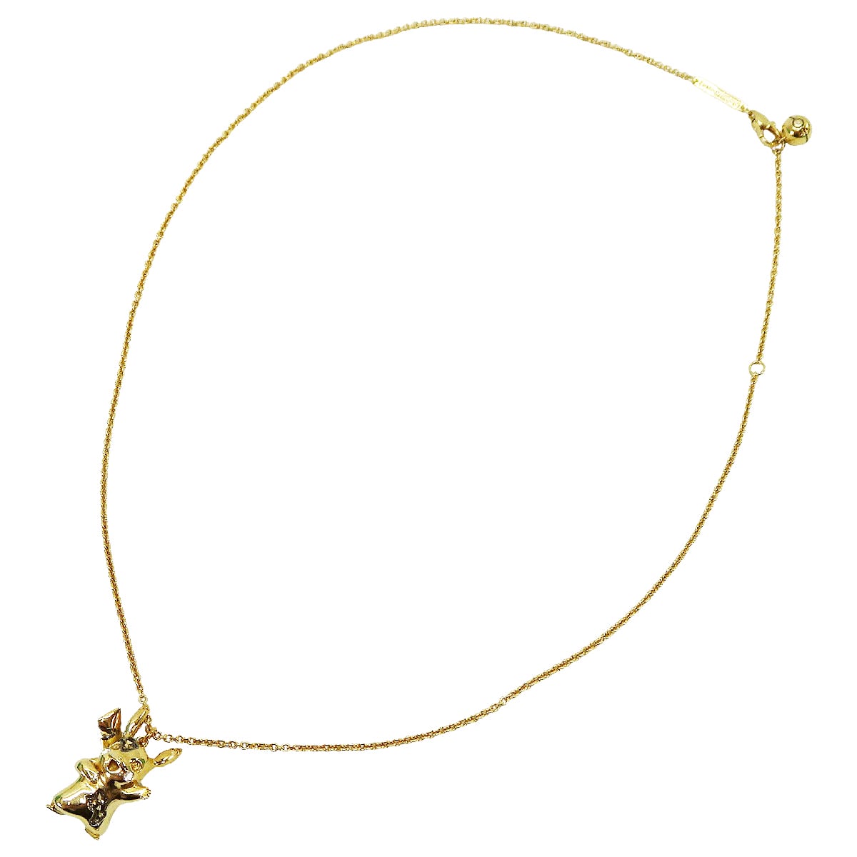 [Pre-loved] TIFFANY&Co. necklace Daniel Arsham Pendant PikachuGold K18/Diamond[LIKE NEW][Authentic]