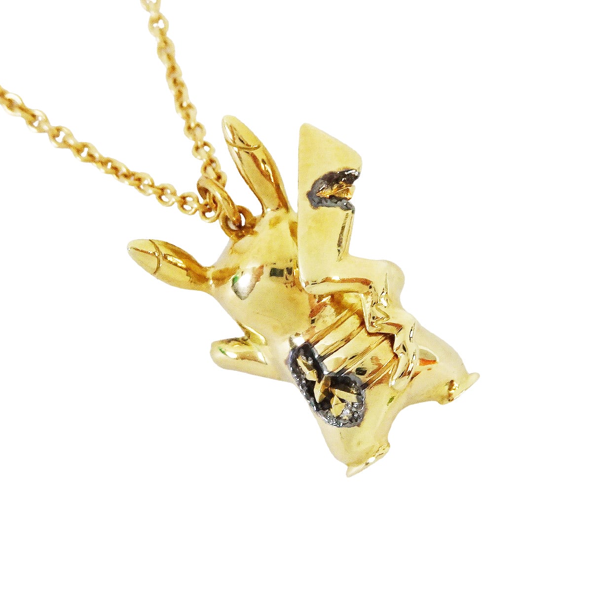 [Pre-loved] TIFFANY&Co. necklace Daniel Arsham Pendant PikachuGold K18/Diamond[LIKE NEW][Authentic]