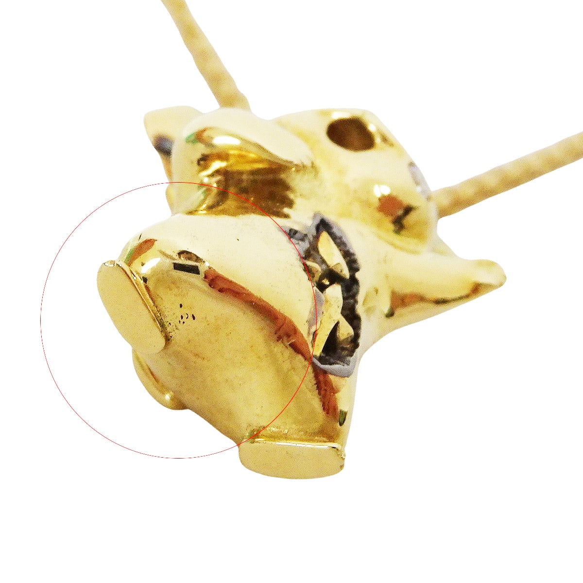 [Pre-loved] TIFFANY&Co. necklace Daniel Arsham Pendant PikachuGold K18/Diamond[LIKE NEW][Authentic]