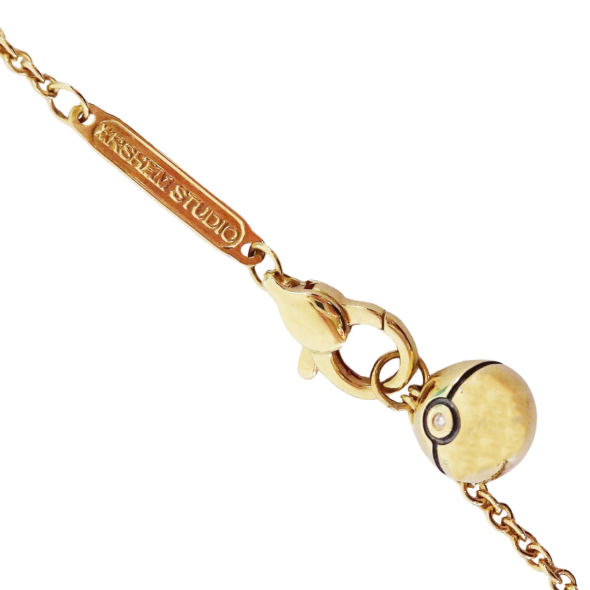 [Pre-loved] TIFFANY&Co. necklace Daniel Arsham Pendant PikachuGold K18/Diamond[LIKE NEW][Authentic]
