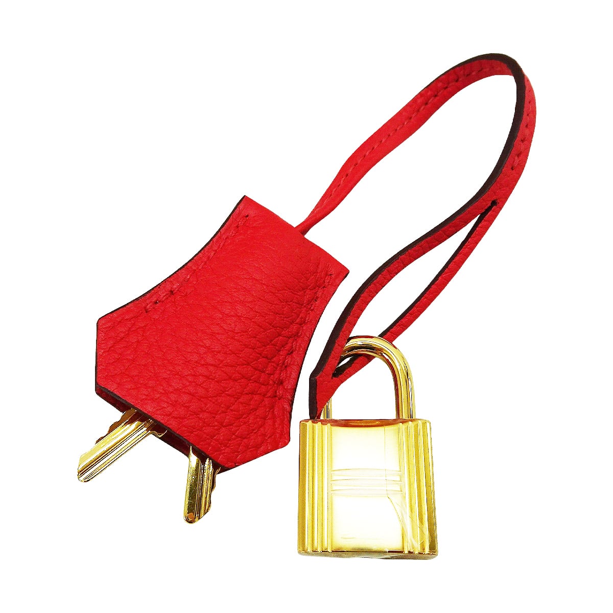 HERMES Shoulder bag Kelly25 Retourne Rouge de Coeur Veau Togo Gold HW Stamp K[BRAND NEW][Authentic]
