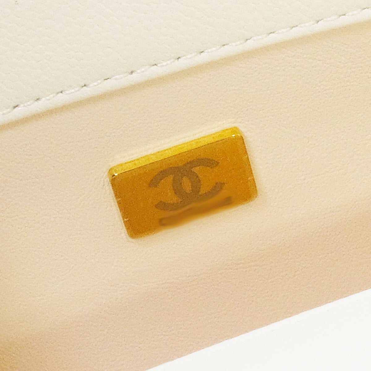 2026 SS Pre-Collection New CHANEL Shoulder bag Maxi Top Handle Flap Blanc (White) Graind Calf(Caviarskin) Champagne Gold HW AS6091[BRAND NEW][Authentic]