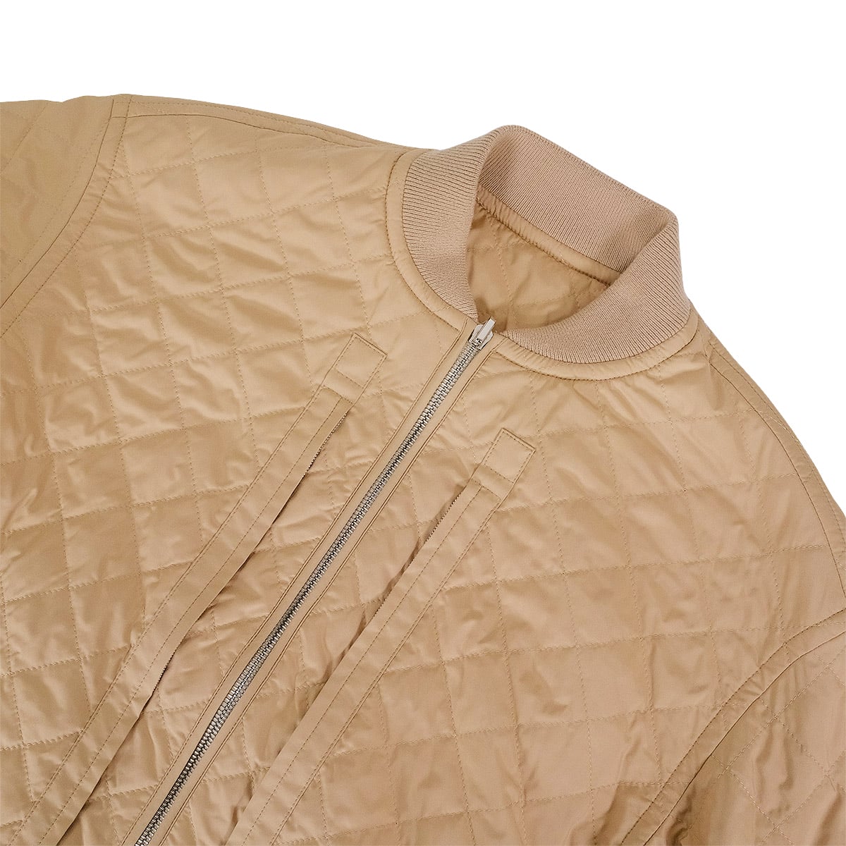 HERMES Double-face Crude Cell Short Coat Jacket with 3-Way LinerBeige Natural Cashmere100% #36 5H0287DB[BRAND NEW][Authentic]
