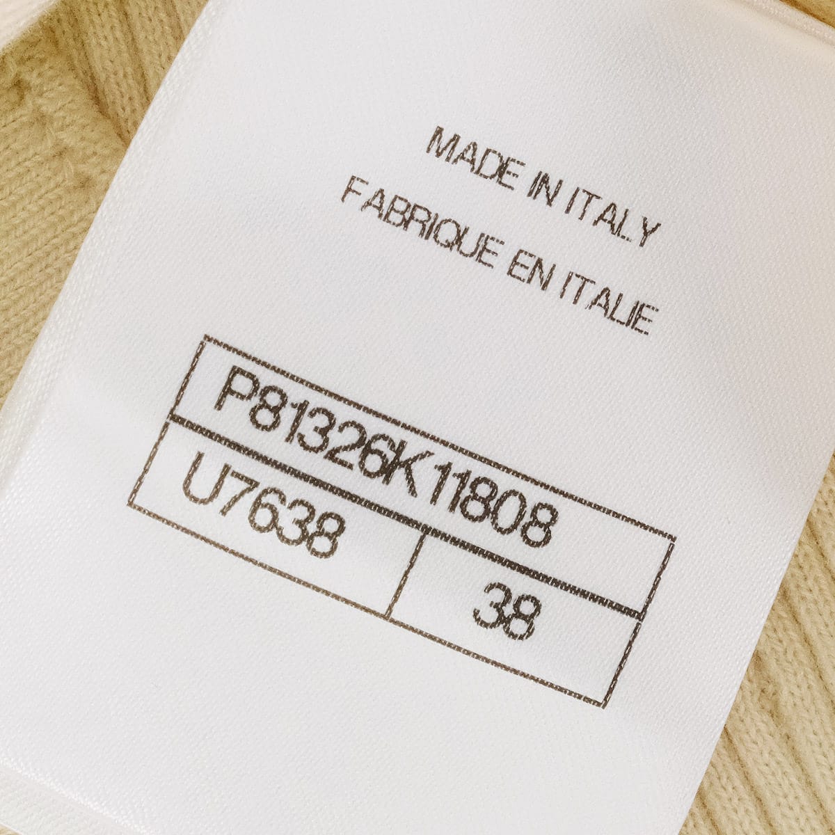 2026SS CHANEL Knit Tank top Coco Mark Beige Cotton P81326[BRAND NEW][Authentic]