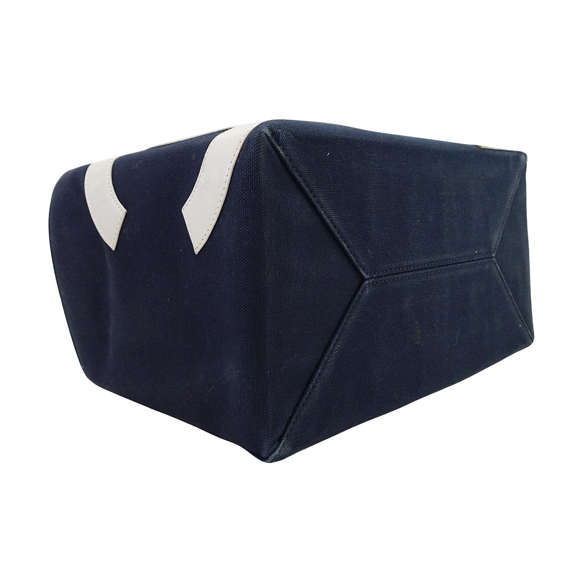 [Pre-loved] CHANEL tote bag No.5 Navy/Silver/Red Canvas/Lambskin Silver HW A18644[USED AB][Authentic]