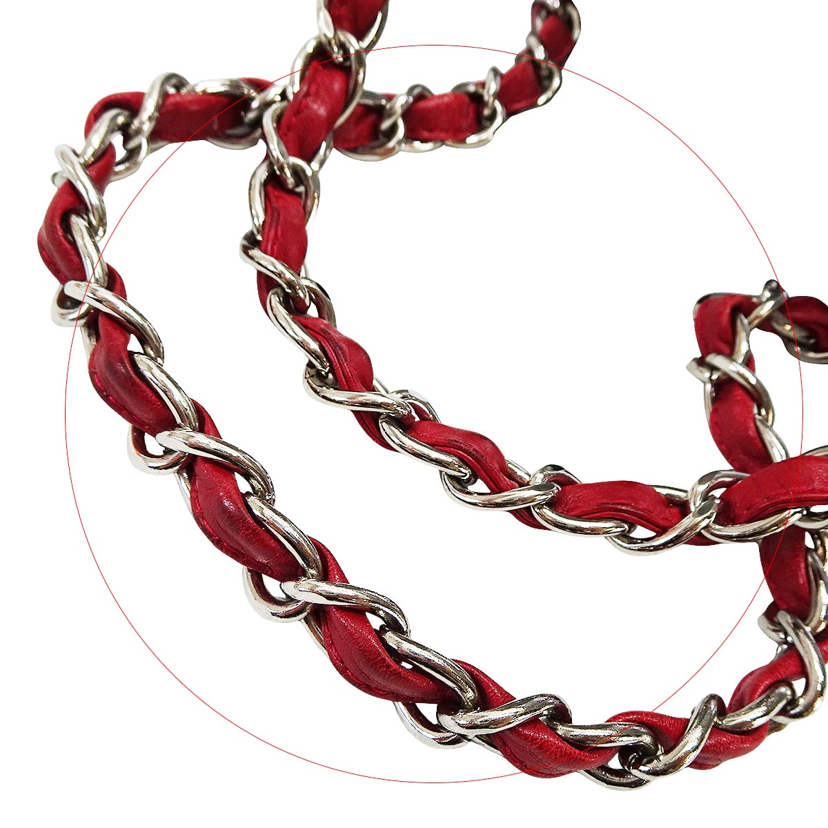 [Pre-loved] CHANEL tote bag No.5 Navy/Silver/Red Canvas/Lambskin Silver HW A18644[USED AB][Authentic]