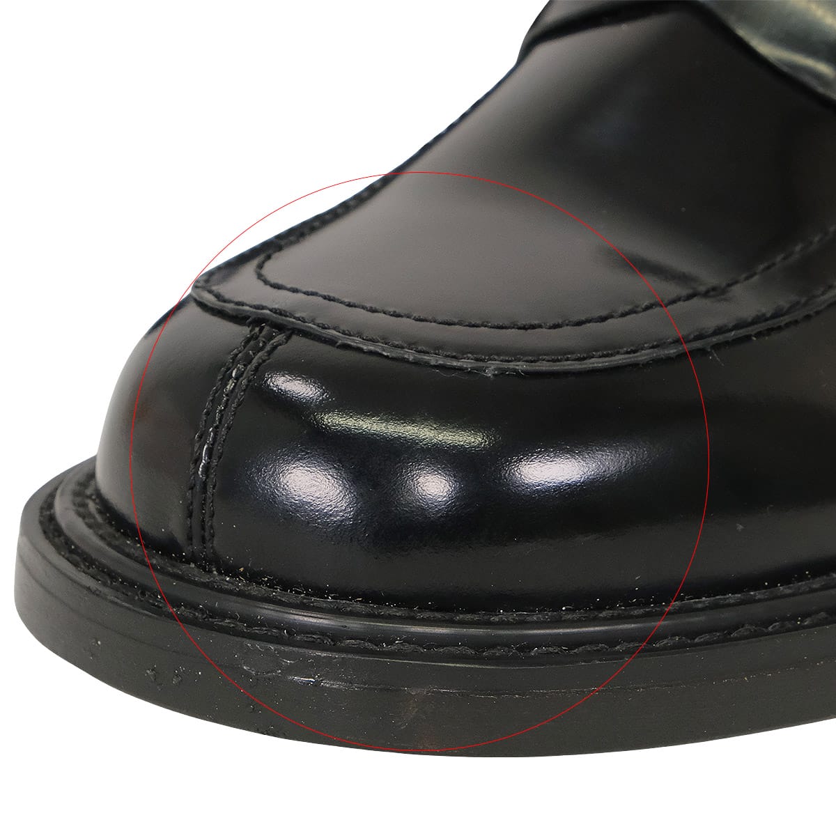 [Pre-loved] CHANEL loafers COCO mark So Black Platform Noir (Black) Calfskin #42[LIKE NEW][Authentic]