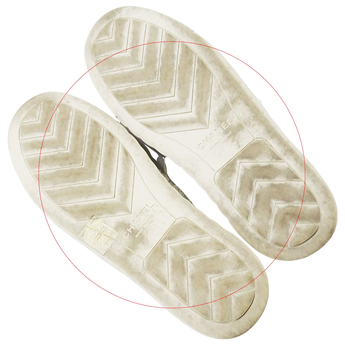 [Pre-loved] 2023 SS CHANEL sneakers COCO mark bicolor Blanc (White)/Noir (Black) Tweedcanvas #37 Silver HW G39866[LIKE NEW][Authentic]