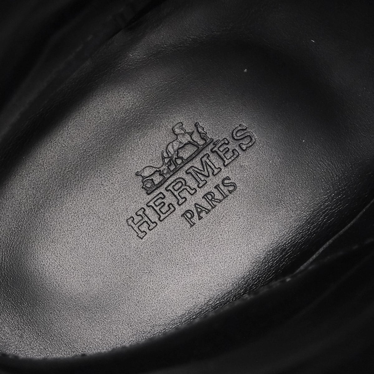 2022AW HERMES boots Fuji FUJI Exlibris patch included Noir (Black) Calfskin 36[EXCELLENT][Authentic]