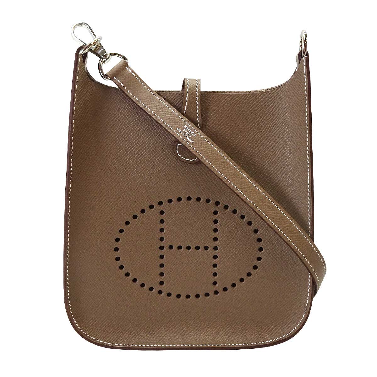 HERMES Shoulder bag Evelyne 16 TPM Sellier Sellier Etoupe Veau Epsom Silver HW Stamp K[BRAND NEW][Authentic]