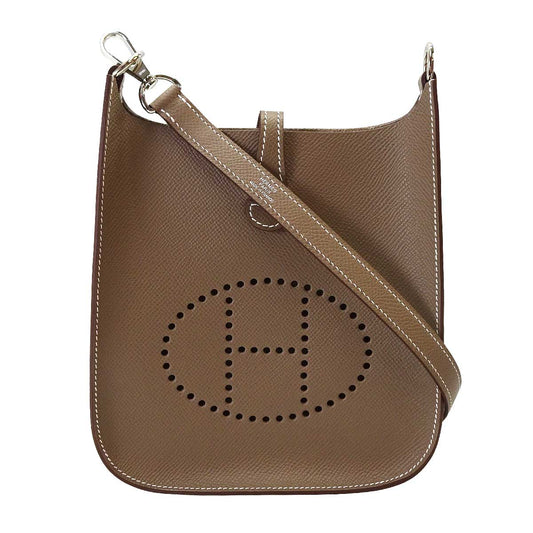 HERMES Shoulder bag Evelyne 16 TPM Sellier Sellier Etoupe Veau Epsom Silver HW Stamp K[BRAND NEW][Authentic]