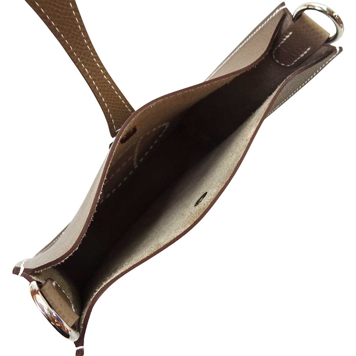 HERMES Shoulder bag Evelyne 16 TPM Sellier Sellier Etoupe Veau Epsom Silver HW Stamp K[BRAND NEW][Authentic]