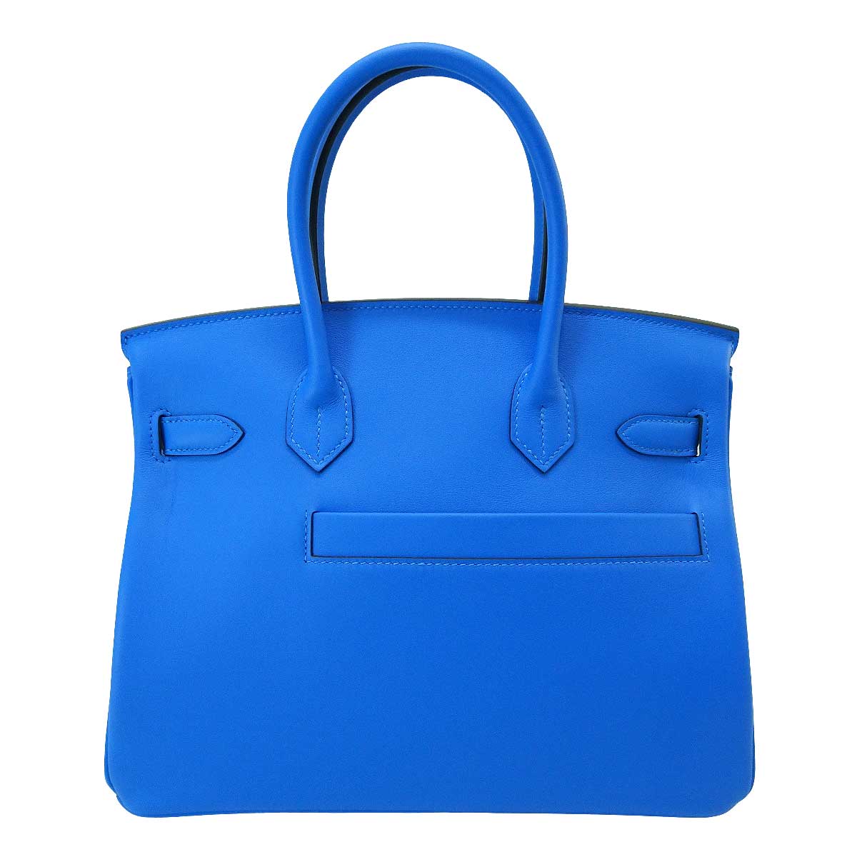 HERMES Handbag Birkin30 Colormatic New Bleu Hydra Veau Swift Silver HW Stamp K[BRAND NEW][Authentic]