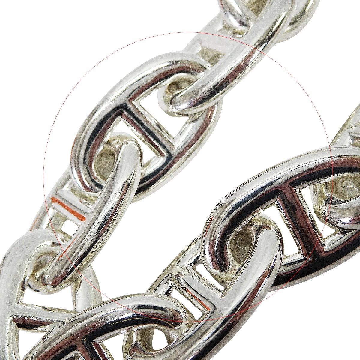 [Pre-loved] HERMES bracelet Chaine D'ancre TGM 10 Links Silver Silver925 (SV925 Ag925)[LIKE NEW][Authentic]