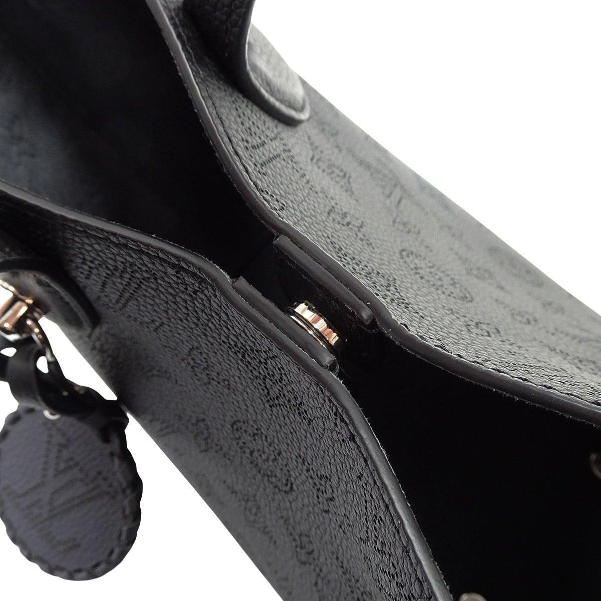 LOUIS VUITTON Handbag Blossom PM Noir (Black) Mahina Silver HW M21848[ALMOST NEW][Authentic]