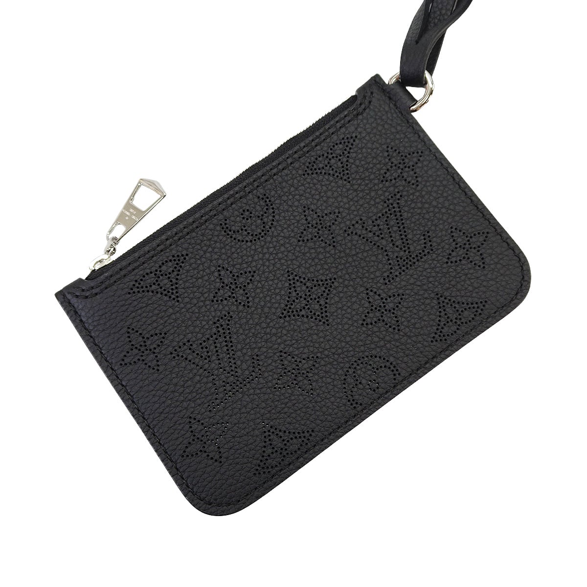 LOUIS VUITTON Handbag Blossom PM Noir (Black) Mahina Silver HW M21848[ALMOST NEW][Authentic]
