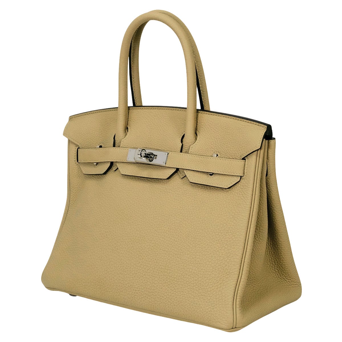 [Pre-loved] HERMES Handbag Birkin30 Trench Veau Togo Silver HW Stamp X[LIKE NEW][Authentic]