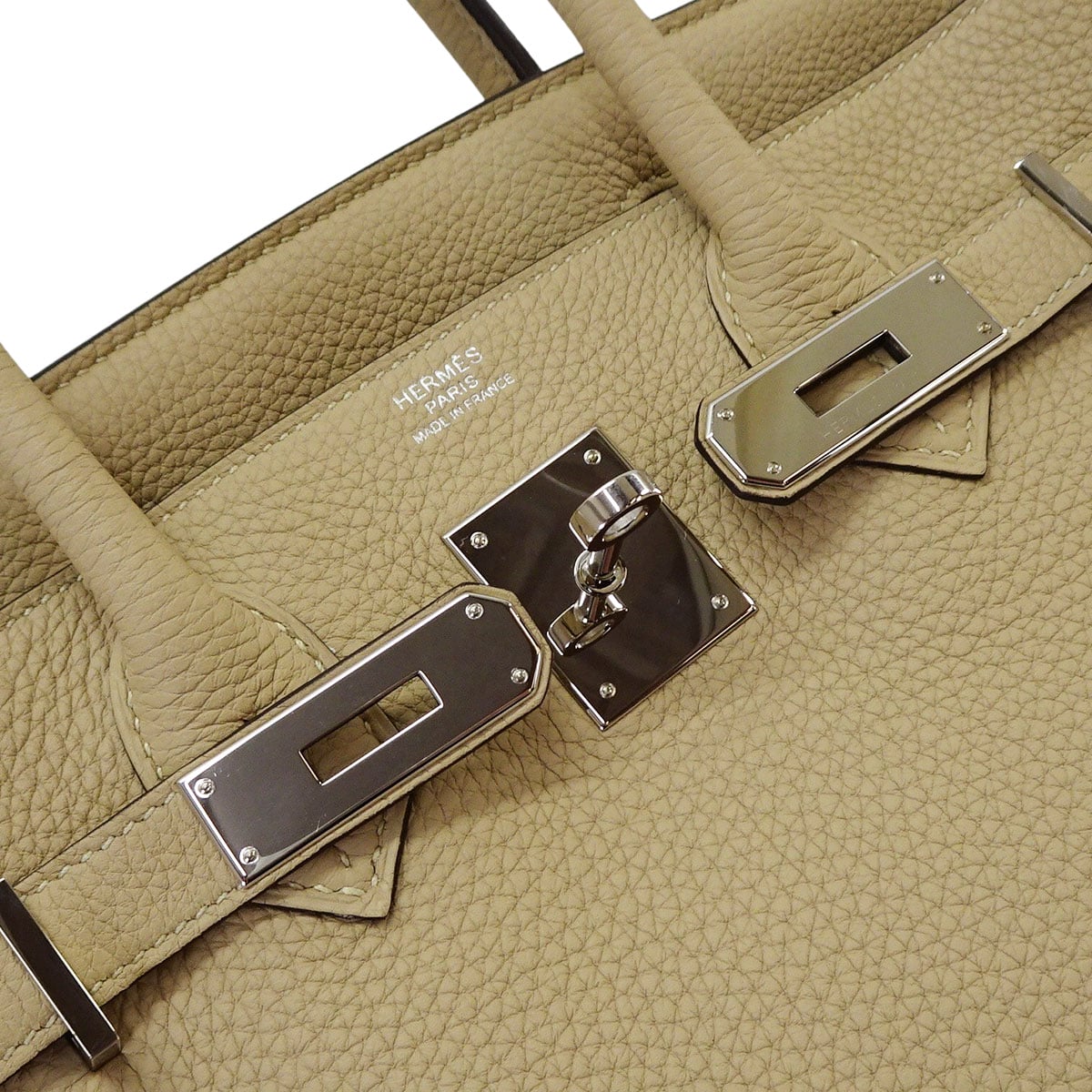 [Pre-loved] HERMES Handbag Birkin30 Trench Veau Togo Silver HW Stamp X[LIKE NEW][Authentic]