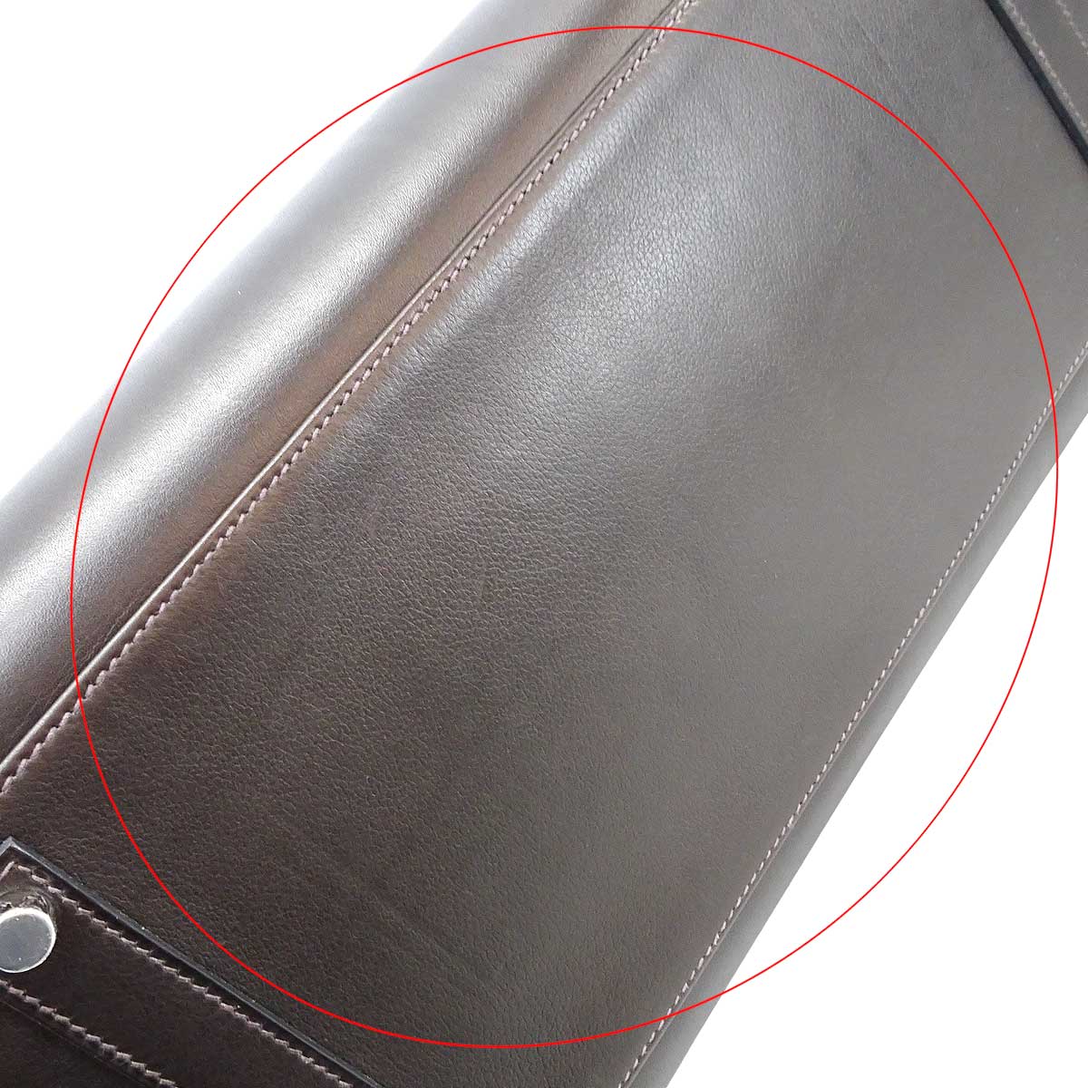 [Pre-loved] HERMES Handbag Birkin35 Anate Fringe Ebene Ever Grain Silver HW Stamp B[LIKE NEW][Authentic]