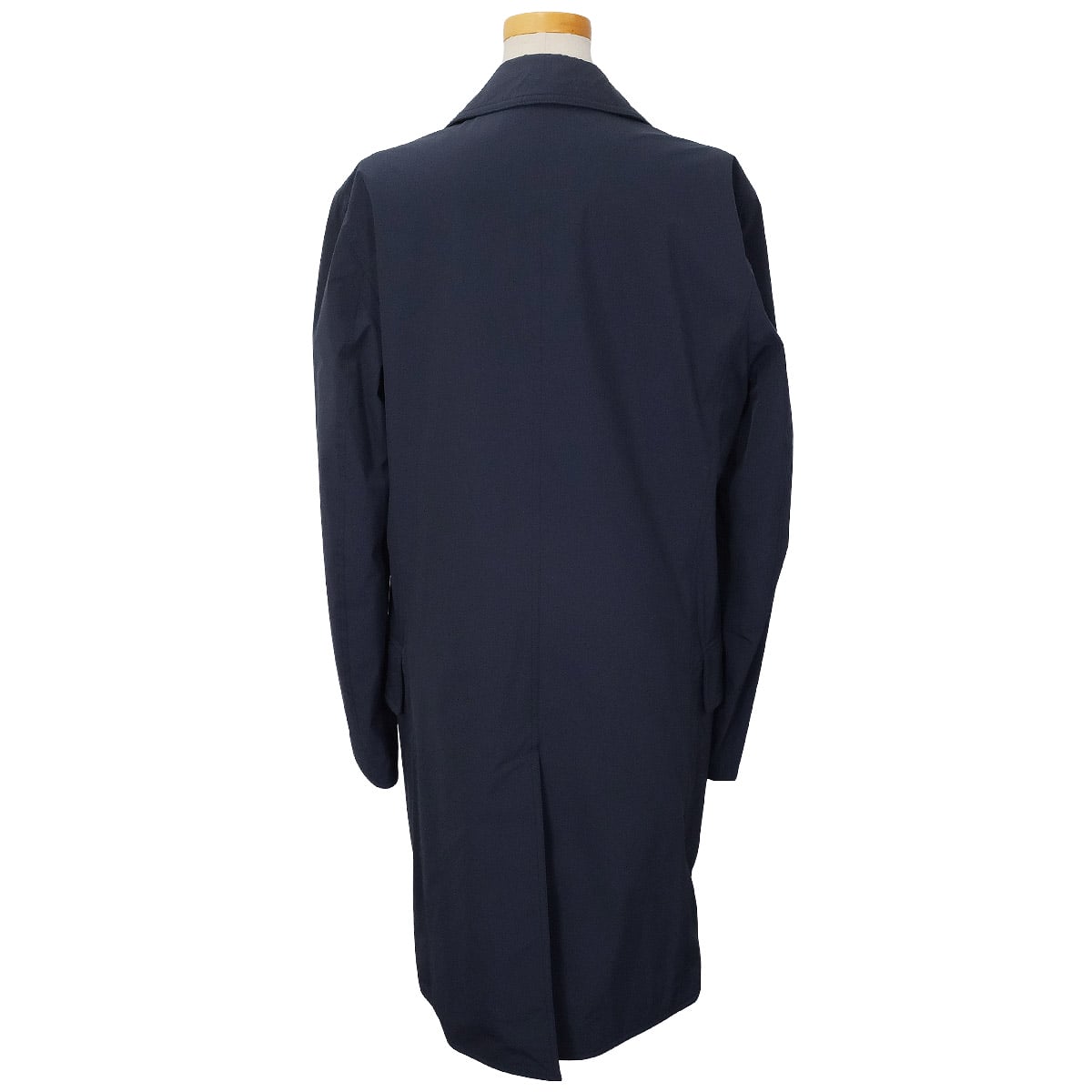 [Pre-loved] HERMES Mods coat Men's Nylon Liverpool Navy Nylon/Polyurethane #44[USED SA][Authentic]