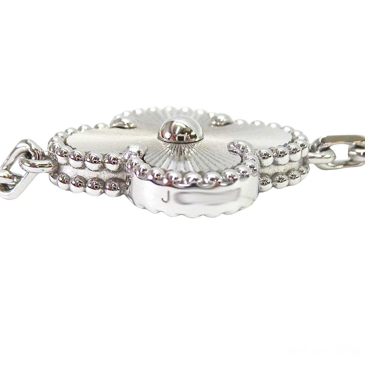 [Pre-loved] Van Cleef & Arpels bracelet Vintage Alhambra 5 motifsWhite Gold 18KWG VCARP9XE00[LIKE NEW][Authentic]