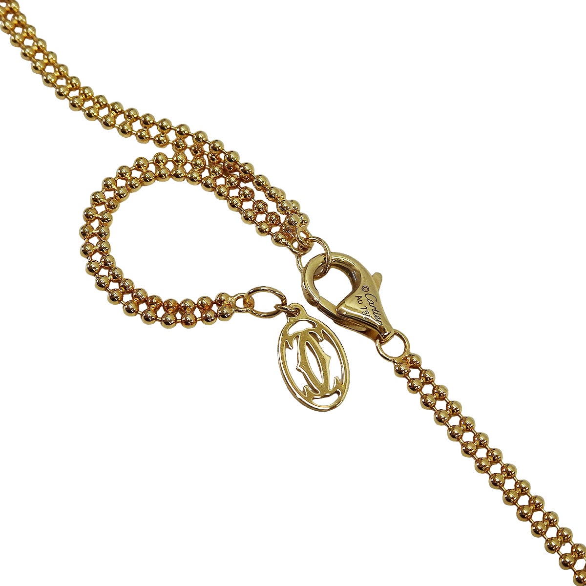 CARTIER necklace Trinity pendant K18/K18WG/K18PG B7224813[EXCELLENT][Authentic]