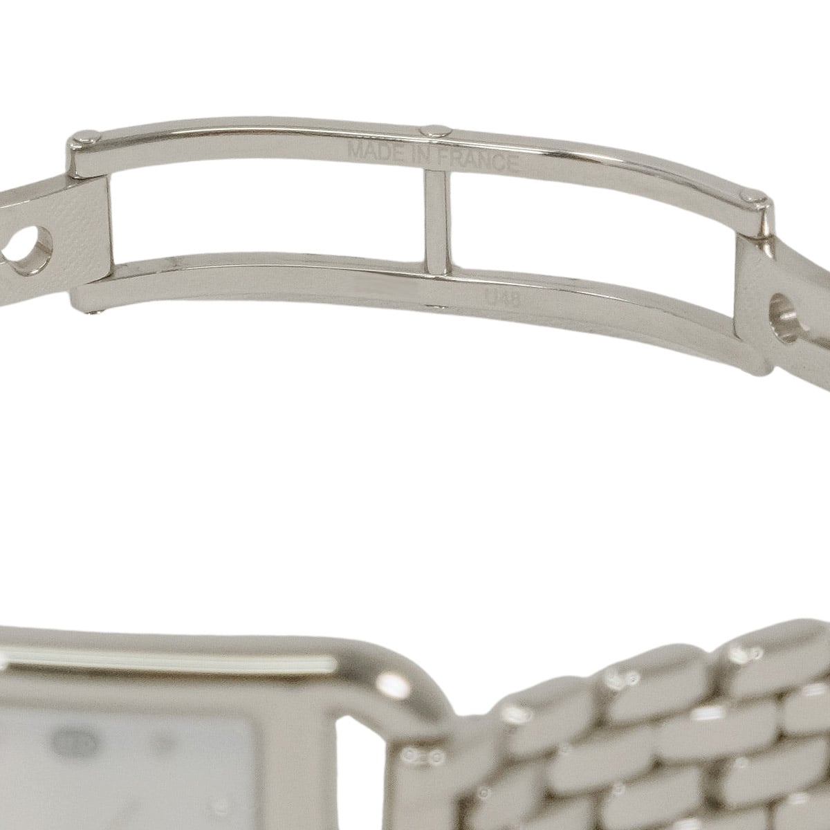 [Pre-loved] HERMES Watches Cape Cod PM 31mm Silver Stainless steel Mother of Pearl/Diamond CC1.210a[LIKE NEW][Authentic]