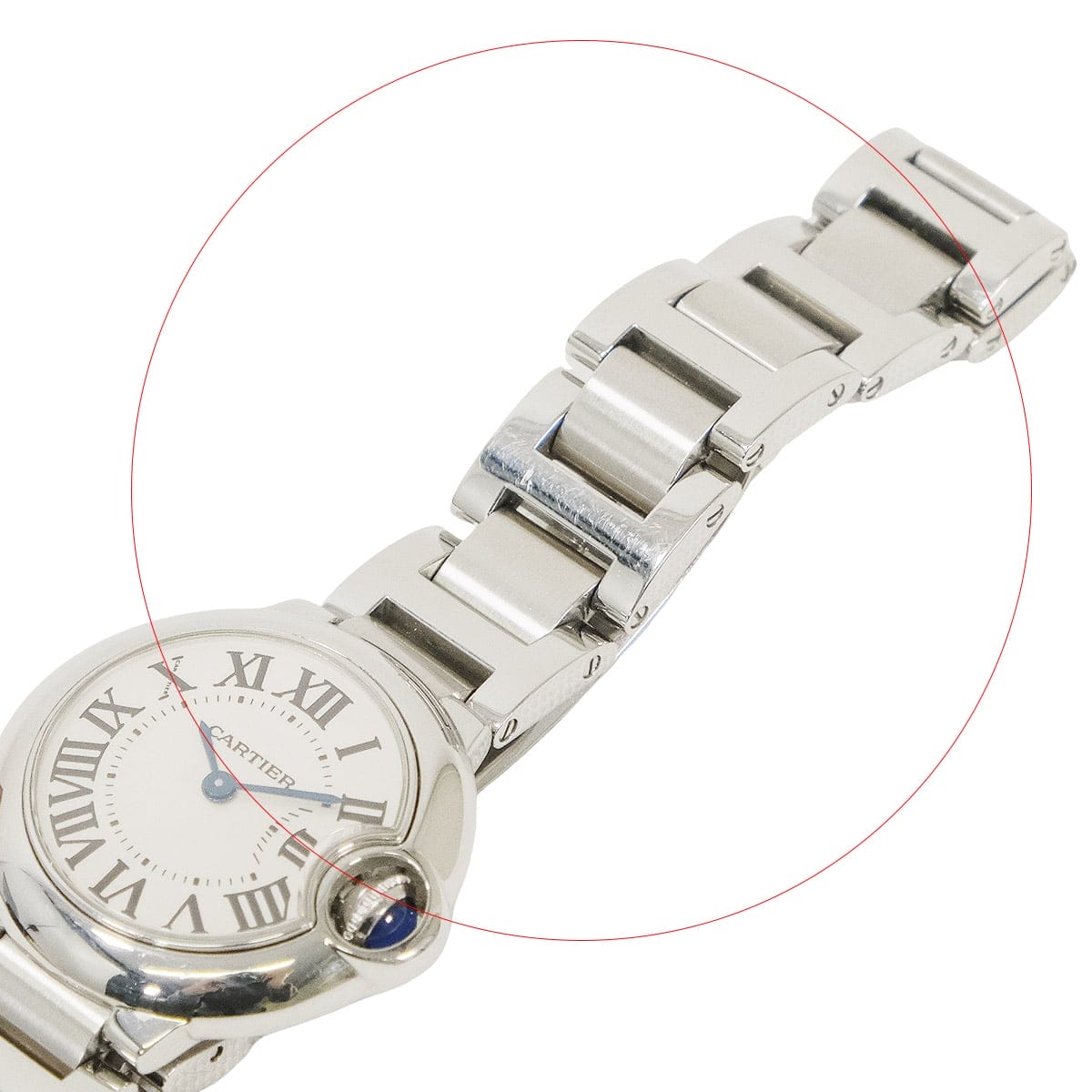 [Pre-loved] CARTIER Watches Ballon Bleu SM Sunray 28 mm Silver Stainless steel W69010Z4[LIKE NEW][Authentic]