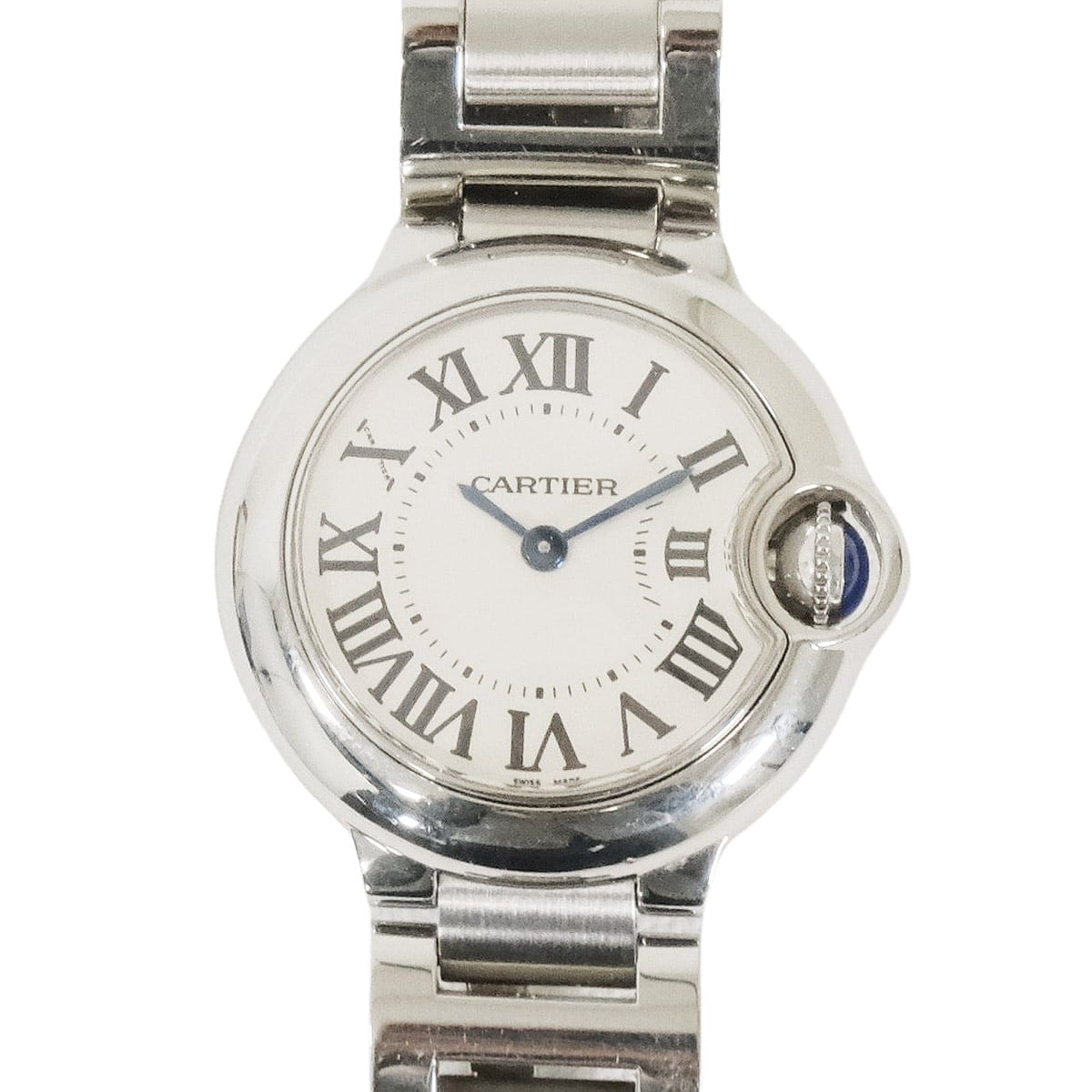 [Pre-loved] CARTIER Watches Ballon Bleu SM Sunray 28 mm Silver Stainless steel W69010Z4[LIKE NEW][Authentic]