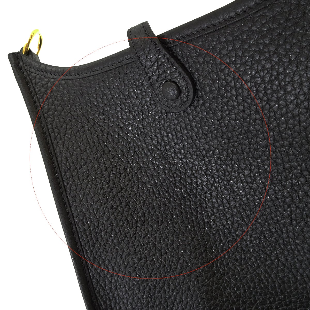 HERMES Shoulder bag Evelyne 16 TPM Amazon Sangle Noir (Black) Taurillon Clemence Gold HW Stamp W[ALMOST NEW][Authentic]