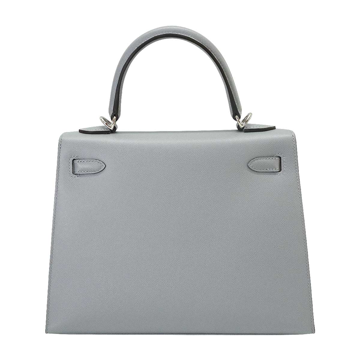 HERMES Shoulder bag Kelly25 Sellier Gris Pantin Veau Madame Silver HW Stamp K[BRAND NEW][Authentic]